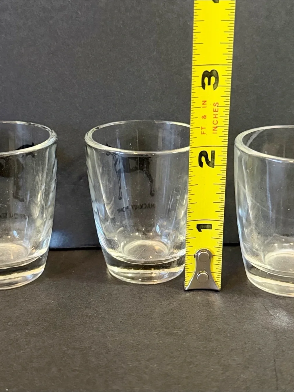Hazel Atlas Shot Glasses MCM Pony Horse Breed Stallion Jigger Equestrian Set 5x